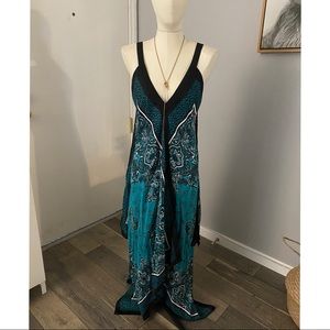 Michael Kors Scarf-Print Silk Dress